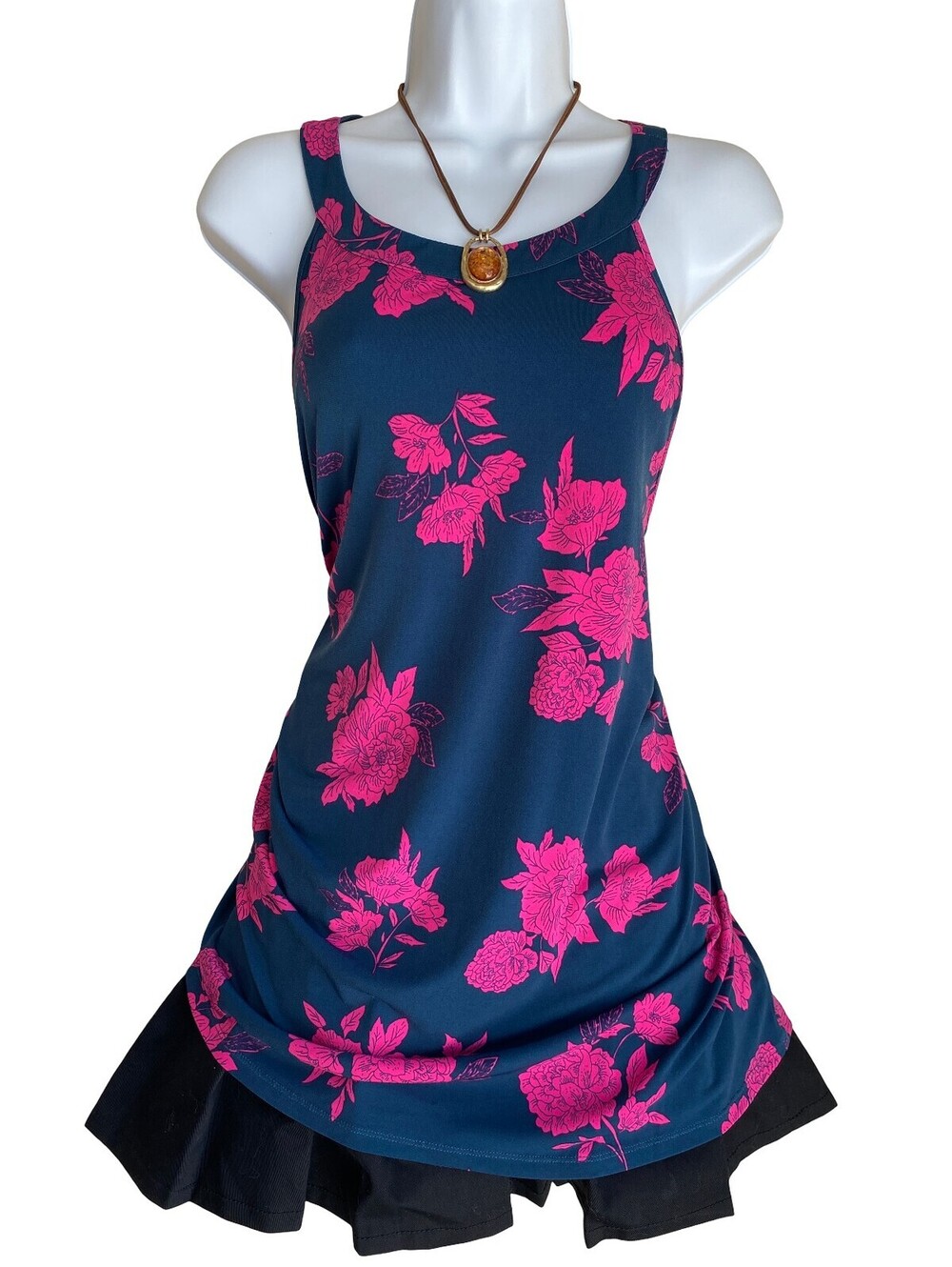 Vintage Torrid Plus 1X Floral Tunic Tank Top Blouse Whimsigoth Cottagecore Boho